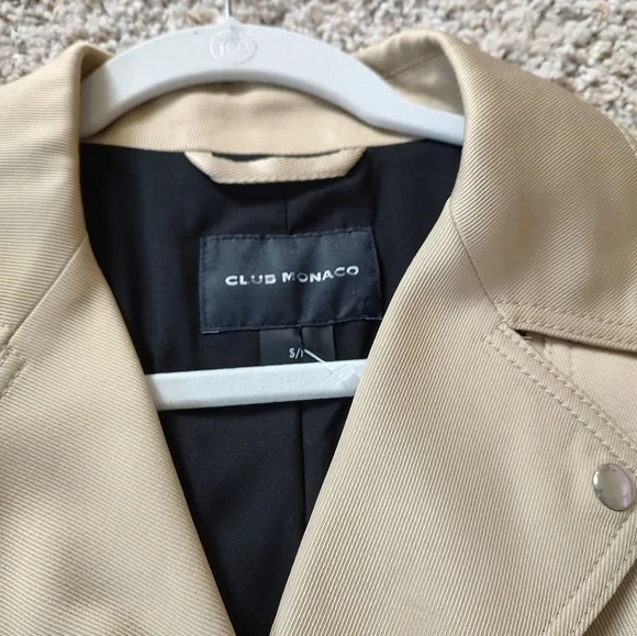 Club Monaco Relaxed Moto jacket S - Picture 8 of 10